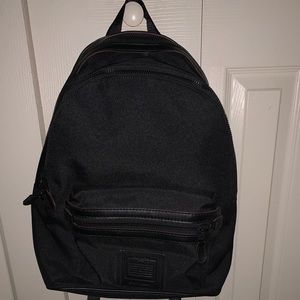 Coach back pack all black
